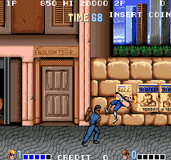 Écran de jeu de Double Dragon